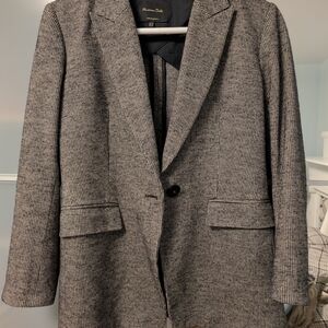Massimo Dutti Wool Blend Blazer
